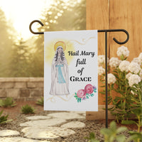 Catholic Garden Flags-Our Lady of Lourdes