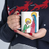 St. Joseph Touching Mary's Belly Catholic Mug!