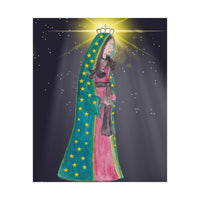 Our Lady of Guadalupe Art Watercolor Print-Modern Catholic Art-Contemporary -Original Art-Catholic Home Decor