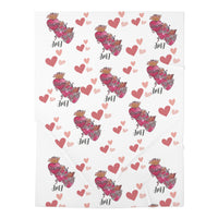 Holy Family Hearts-Catholic Baby Swaddle Blankets