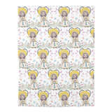 Our Lady of Fatima, Rosary Catholic Baby Swaddle Blanket