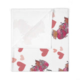 Holy Family Hearts-Catholic Baby Swaddle Blankets