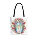 Our Lady of Queen of Peace Tote Bag