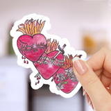 Holy Family Hearts Catholic Stickers