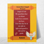 Catholic Classroom Teaching Posters: Guardian Angel Catholic Prayer Poster for Classrooms (Satin Posters)