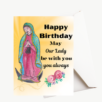 Catholic Birthday Cards-Our Lady of Guadalupe