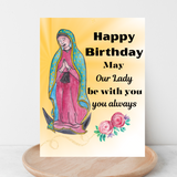 Catholic Birthday Cards-Our Lady of Guadalupe