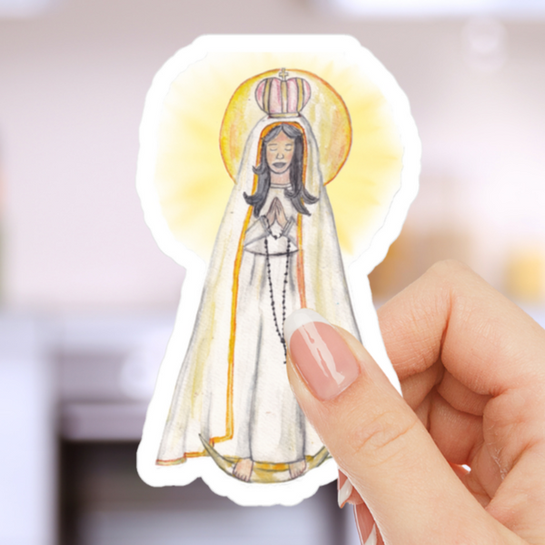 Our Lady of Fatima Catholic Stickers