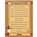 Catholic Classroom Teaching Posters: The Apostle's Creed Catholic Prayer Poster for Classrooms (Satin Posters)