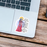 Hail Mary Catholic Stickers (English)