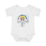 Catholic Baby Clothes: Guardian Angel Infant Baby Rib Bodysuit