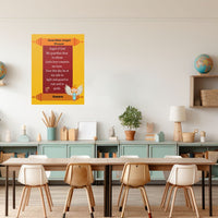 Catholic Classroom Teaching Posters: Guardian Angel Catholic Prayer Poster for Classrooms (Satin Posters)