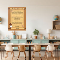 Catholic Classroom Teaching Posters: The Apostle's Creed Catholic Prayer Poster for Classrooms (Satin Posters)