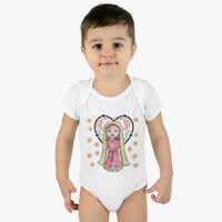 Catholic Baby Clothes: Our Lady of Guadalupe Rosary Marian Infant Baby Rib Bodysuit