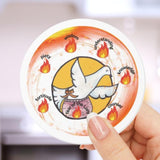 7 Gifts of the Holy Spirit Round Catholic Stickers