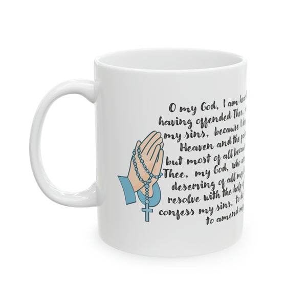 Catholic Coffee Mug-The Act of Contrition!