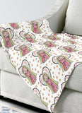 Our Lady of Guadalupe With Rosary-Catholic Baby Swaddle Blanket: