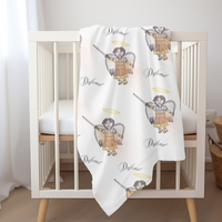 St. Michael the Archangel-Catholic Baby Swaddle Blanket