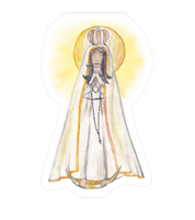 Our Lady of Fatima Catholic Stickers