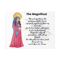 The Magnificat Watercolor Art Print-Modern Catholic Art-Contemporary Original Art-Catholic Home Decor