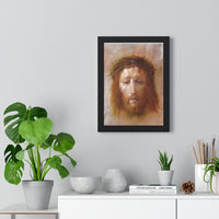 Holy Face Image-Premium Framed Vertical Poster