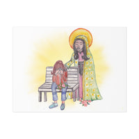 Our Lady of Guadalupe Wall Art Print-Modern Catholic Art-Contemporary Original Art-Catholic Home Decor