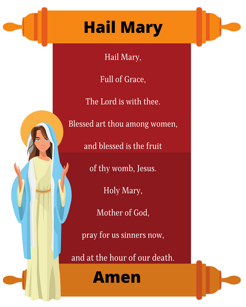 Hail Mary Printable