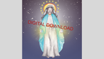 INSTANT DOWNLOAD, Digital Print  Our Lady Queen of Peace- 8x10 Print