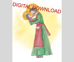 INSTANT DOWNLOAD St. Joseph and Jesus Print- 8x 10 Print