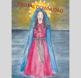 INSTANT DOWNLOAD-Star of the Sea Art Print/Stella Maris-8x10 Print