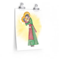 INSTANT DOWNLOAD St. Joseph and Jesus Print- 8x 10 Print