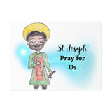 St. Joseph the Worker-Catholic Baby Nursery Decor Wall Art for Baby Room Watercolor Print